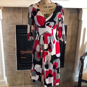 ❤️❤️ Size 6 red, black, and white dress.❤️❤️